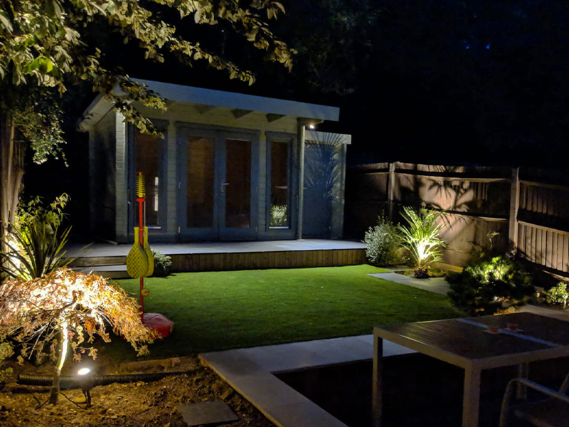 anti glare garden lighting in suffolk